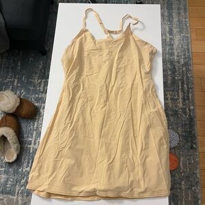 Outdoor Voices orange athletic Slip Dress